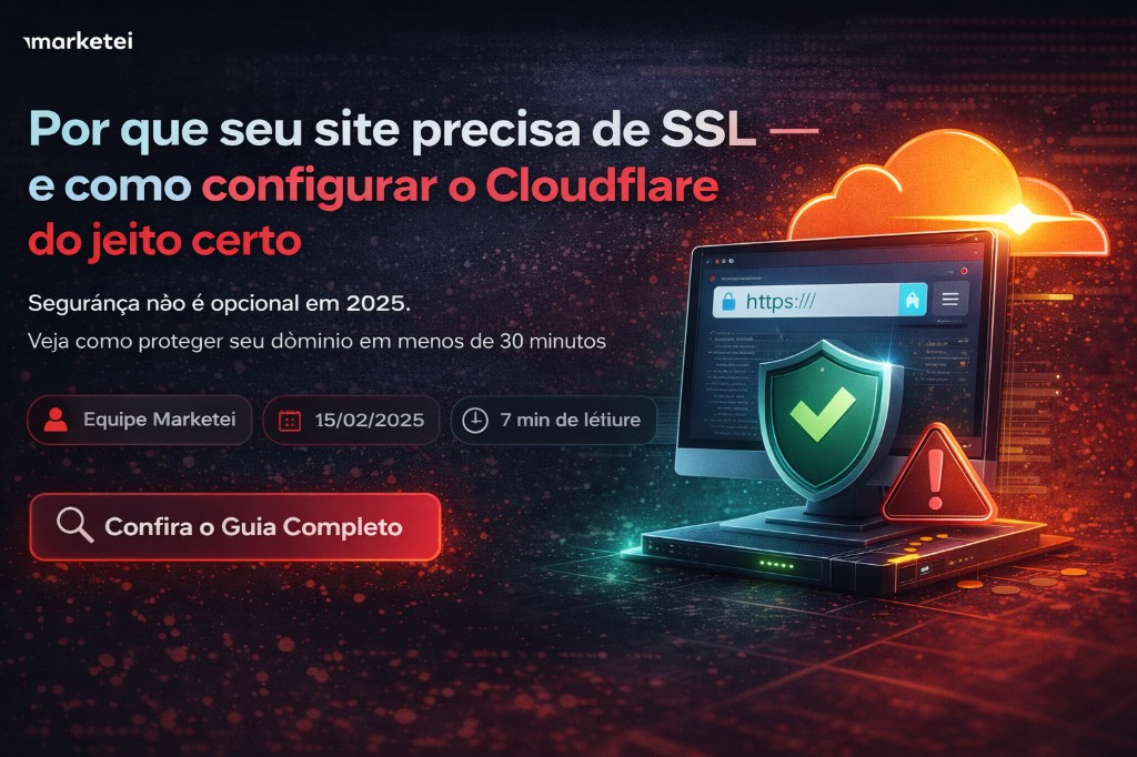 Por que seu site precisa de SSL — e como configurar o Cloudflare do jeito certo